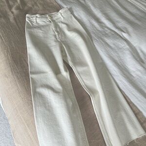 Zara Marine denim pant - off white color